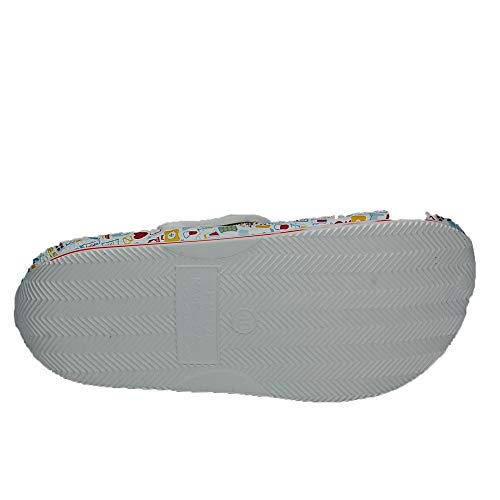 Anyovi Zueco Sanitario Divertido Calavera Negra Serigrafiado,Transpirable,Suela Antideslizante, Muy Ligero 240 Gramos par. - Unisex-Adulto Talla: 41 Color: Multicolor