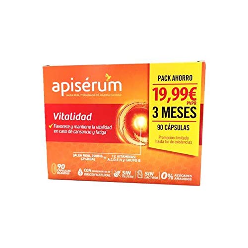 APISERUM - Cápsulas Vitalidad Pack Ahorro