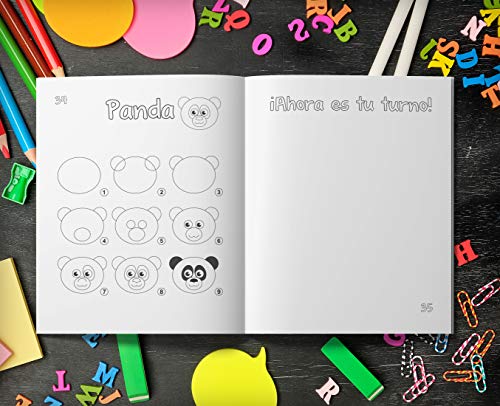 Aprender a dibujar animales: Cuaderno de dibujo artistico para niños – Motricidad fina – Aprender a dibujar animales
