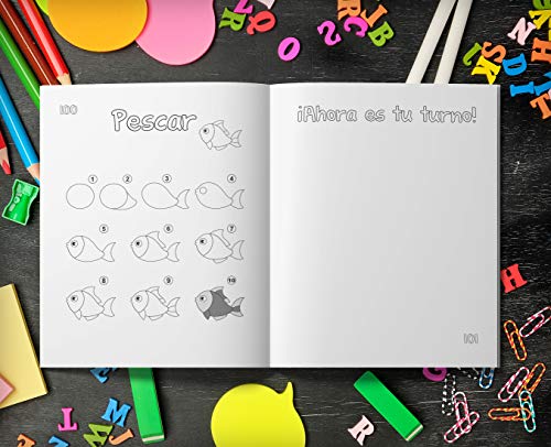 Aprender a dibujar animales: Cuaderno de dibujo artistico para niños – Motricidad fina – Aprender a dibujar animales