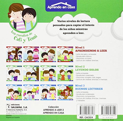 APRENDO EN CASA - APRENDO A LEER Nº 2: Aprendiendo A Leer. Nivel 2.1