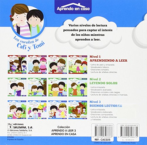 APRENDO EN CASA - APRENDO A LEER Nº 3: Aprendiendo A Leer. Nivel 3.1