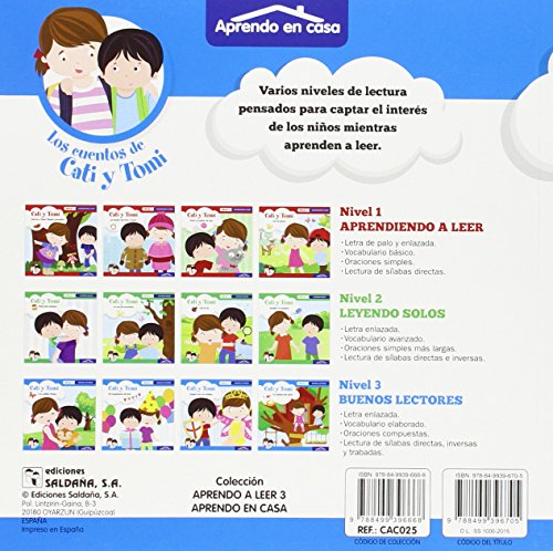 APRENDO EN CASA - APRENDO A LEER Nº 3: Aprendiendo A Leer. Nivel 3.4