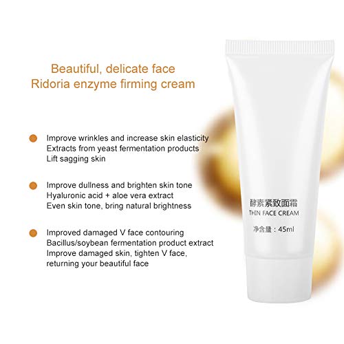 Apriete el efecto facial contra las arrugas y la flacidez de la piel, la crema elevadora, la crema antiarrugas, probado clínica y dermatológicamente, 45 ml