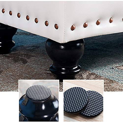 AquaBlue Gran Blanco con Estilo otomana Juguete for Guardar Objetos y Manta de Longitud de 40-120cm (Size : 100cm)