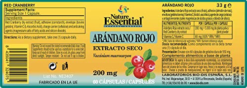 Arandano rojo 5000 mg. (ext. seco 200 mg.) 60 capsulas