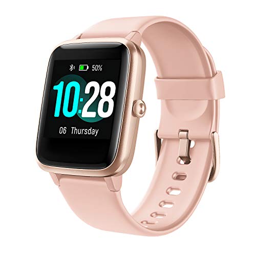 Arbily Smartwatch Mujer Hombre,【Versión Actualizada】Reloj Inteligente Pantalla Táctil Completa, Pulsera Impermeable IP68 de Monitor de Sueño Contador de Caloría Pulsómetros Podómetro para Android iOS