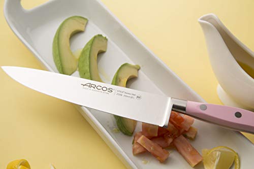 Arcos 233654 Cuchillo cocinero 200 mm riviera rose, metal, Rosa