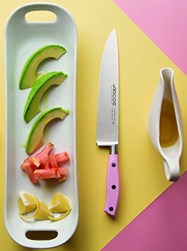Arcos 233654 Cuchillo cocinero 200 mm riviera rose, metal, Rosa
