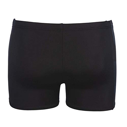 ARENA Bañador Minishort Mirrors Short, Hombre, Black/Turquoise, 95