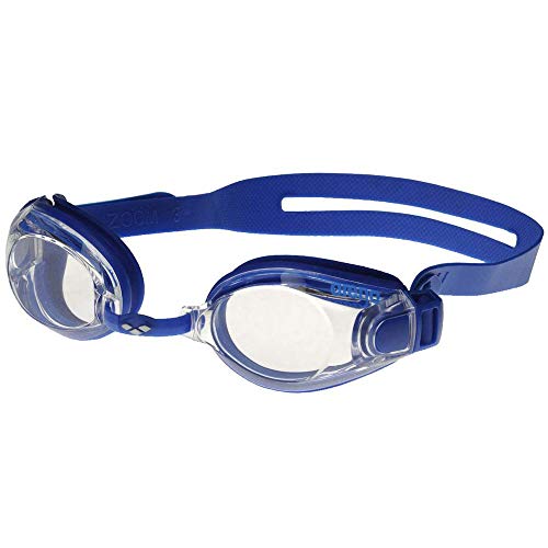 Arena Zoom x-fit Goggles, Adultos Unisex, Clear-Blue, TU