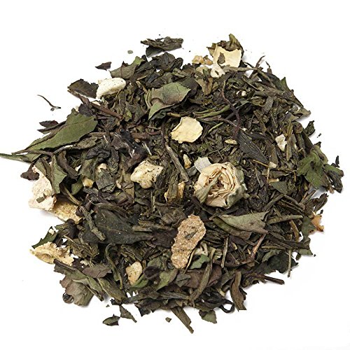 Aromas de Té - Té Verde y Blanco - Sabor Sorbete de Limón/Té Efecto Diurético Blanco y Verde Sabor Limón - Efecto Digestivo - Con Ingredientes Antioxidantes - 40 gr