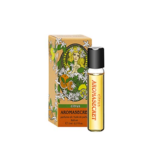AROMASECRET Aceite de perfume para mujer 5 ml roll-on miniatura – Nueva Concepción de Perfume (CITRUS)