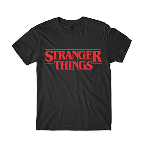 ARTIST Camiseta Stranger Things (M, Negro)