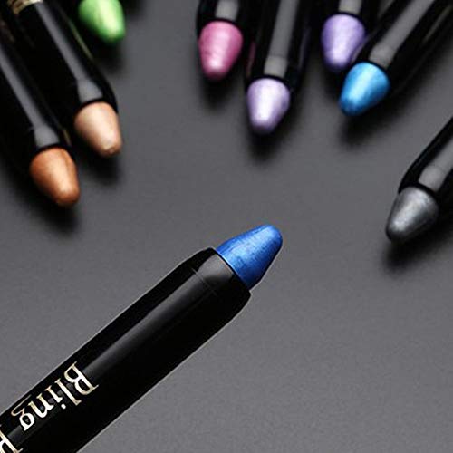 Artist Eyeliner Super Liner, Lápiz de Ojos Trazo Fino y Grueso, Lápices delineadores de ojos, para mujer, de moda, suave, resistente al agua, herramienta de maquillaje (Dorado Marrón)