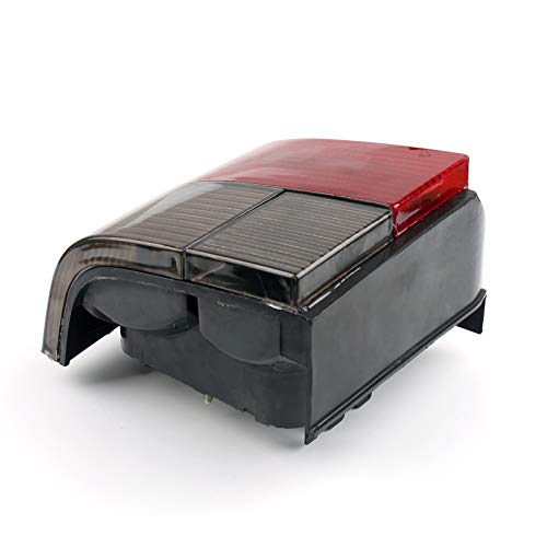 Artudatech - Juego de luces traseras de repuesto para faros traseros de coche, color rojo, para V W Transporter T4, Carave-lle T4 1991-2003, sin bombillas