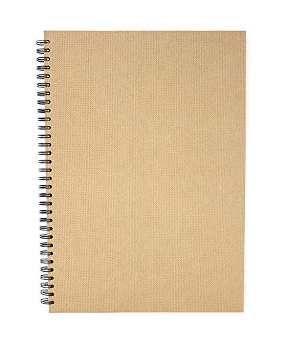 Artway Enviro - Bloc encuadernado con gusanillo - Papel cartridge 100% reciclado - Tapas de aglomerado - 170 gsm - 35 hojas - 1 x Retrato A3