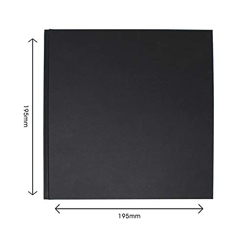 Artway Studio - Bloc Encuadernado de Tipo Libro - Papel sin ácido - Tapas duras - 170 gsm - 1 x Cuadrado (195 mm)