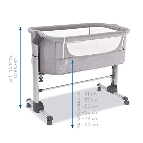 Asalvo 17222 - Cuna de colecho, unisex, color beige