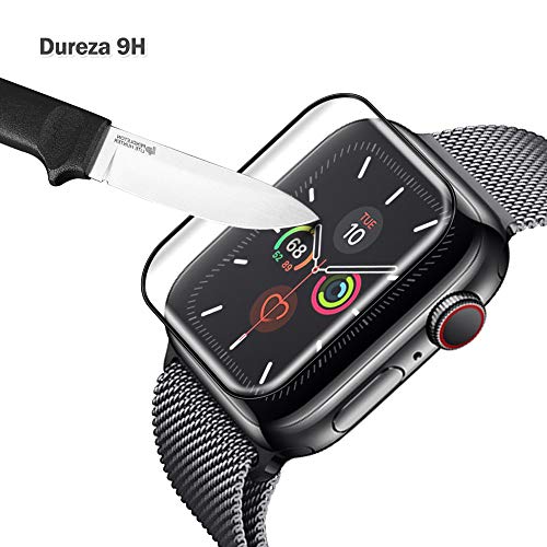 AsBellt Protector Pantalla para Apple Watch 44mm Series 6 5 4 SE Cristal Vidrio Templado para iWatch 44mm Serie 6/5/4/SE Hermès, Nike+ Edition