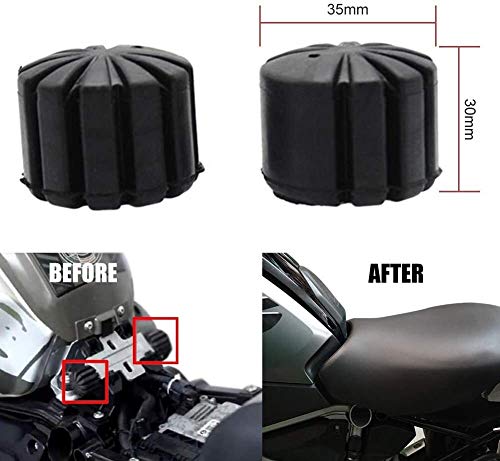 ASDZ estrenar Jinete de la Motocicleta del Asiento Kit de rebaje for B.M.W S1000XR R1200GS LC R1200 GS Adventure ADV 2015-2019 Negro 1 Par