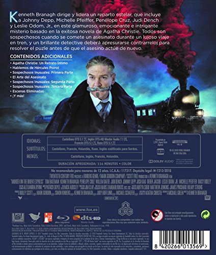 Asesinato En El Orient Express Blu-Ray [Blu-ray]