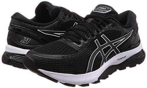Asics Gel-Nimbus 21 1011a169-001, Zapatillas de Entrenamiento para Hombre, Negro (Black 1011a169/001), 43 1/2 EU