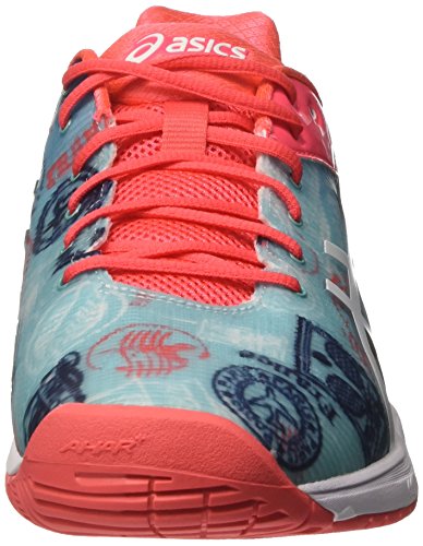 Asics Gel-Solution Speed 3 L.e. Paris, Zapatillas de Deporte para Mujer, Multicolor (Diva Blue/White/Dive Pink), 36 EU