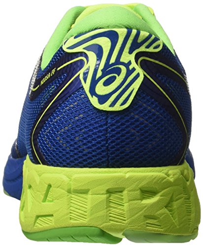 Asics T772N, Zapatillas de Running Hombre, Multicolor (Imperial/Safety Yellow/Green Gecko), 42.5 EU