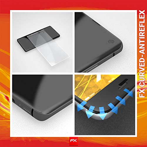 atFoliX Anti-Choque Lámina Protectora de Pantalla compatible con Nintendo 2DS Antichoque Película Protectora, antirreflectante y flexible FX Película Protectora (Set de 3)