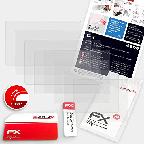 atFoliX Anti-Choque Lámina Protectora de Pantalla compatible con Nintendo 2DS Antichoque Película Protectora, antirreflectante y flexible FX Película Protectora (Set de 3)
