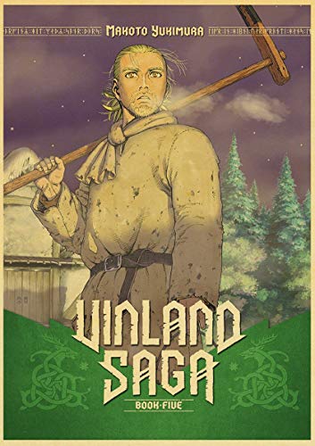 ATggqr Rompecabezas Puzzle 1000 Piezas 50x75cm Serie de Anime VINLAND Saga Puzzle de Alta Dificultad Desafío de Ejercicio Cerebral Juego de Alta dificultad Regalo