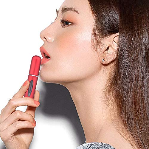 Atomizador del Perfume Recargable, 5 ml Botella Vacío de Perfume de Viaje en Bolso Pulverizador Bomba Recargable Dosificador de Perfume Spray Frasco (5 piezas)