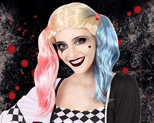 Atosa Peluca de Payasa con Coletas