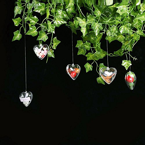 ATPWONZ 12 pcs Ivy Vine Garland Falso Artificial Colgante De La Planta Deja La Decoración Del Partido De La Pared Del Jardín 78 Pulgadas