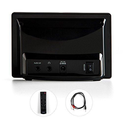 Auna iAdapt 280 - Adaptador de Radio Digital, Módulo de Expansión, para Sistemas de Sonido y HiFi, WLAN, Bluetooth, FM, Función RDS, Pantalla TFT Color 2,8", Luz Atenuable, Negro