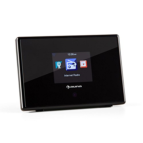 Auna iAdapt 280 - Adaptador de Radio Digital, Módulo de Expansión, para Sistemas de Sonido y HiFi, WLAN, Bluetooth, FM, Función RDS, Pantalla TFT Color 2,8", Luz Atenuable, Negro