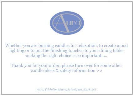 Aura Velas metálicas Plateadas (40 mm x 60 mm)