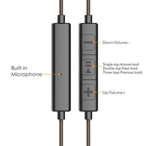 Auriculares, Auriculares con Micrófono, Auriculares In Ear Headphone Sonido Estéreo 3.5mm