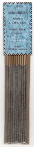 Auroshikha Incienso DE Copal EN Bastones 10 UDS, No aplicable