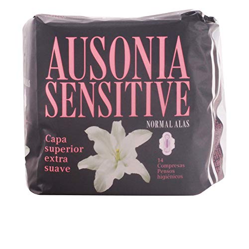 Ausonia - Compresa Normal con Alas Sensitive Ausonia 14 uds