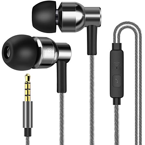 Autkors Auriculares In Ear, Auriculares con Cable y Micrófono Alta Definición Aislamiento de Ruido para Huawei, iPhone 6/6s y los Dispositivos de Auriculares de 3,5 mm