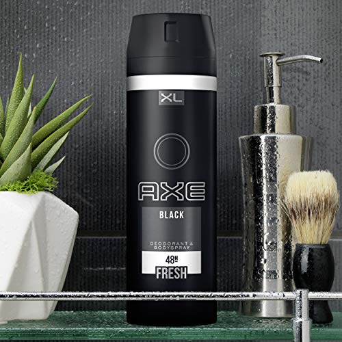 AXE Black - Desodorante Bodyspray para hombre, 48 horas de protección, 200 ml