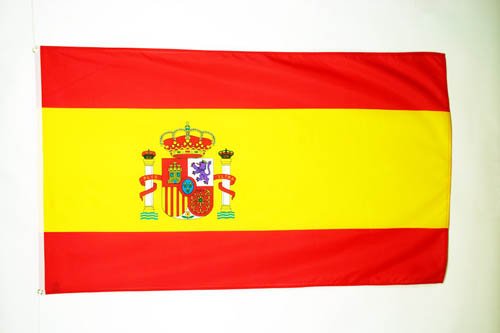 AZ FLAG Bandera de ESPAÑA 90x60cm - Bandera ESPAÑOLA 60 x 90 cm