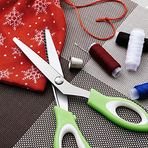 Baban Tijeras 5MM Triángulo Dentado paño Tijeras Tijeras Tijera Dental Material de la Manija ABS + Acero Inoxidable