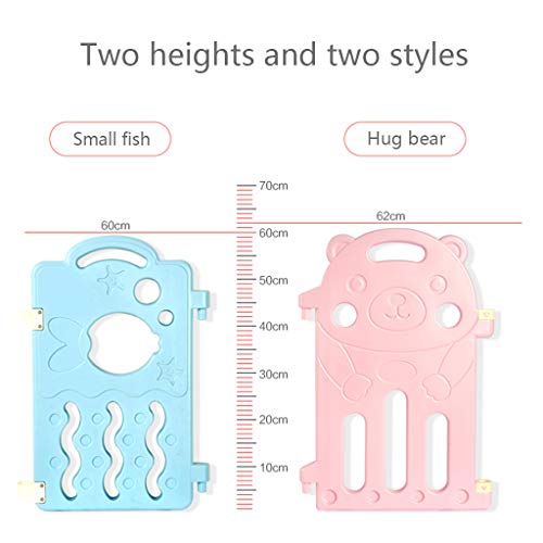 Baby Play Parque Infantil, Material ecológico, Doble Ventosa Cuadrada Fija, Rectangular para Parque de Atracciones de protección de 1-3 años （194x232cm