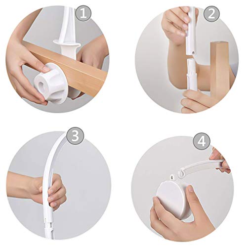 Baby Rattles Mobile,móvil de cuna colecho,móvil de cuna luces musica,carillón de viento del bebé,carrusel cuna luz y musica proyector