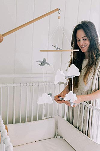 Baby Rattles Mobile,móvil de cuna colecho,móvil de cuna luces musica,carillón de viento del bebé,Móvil para cuna (B)