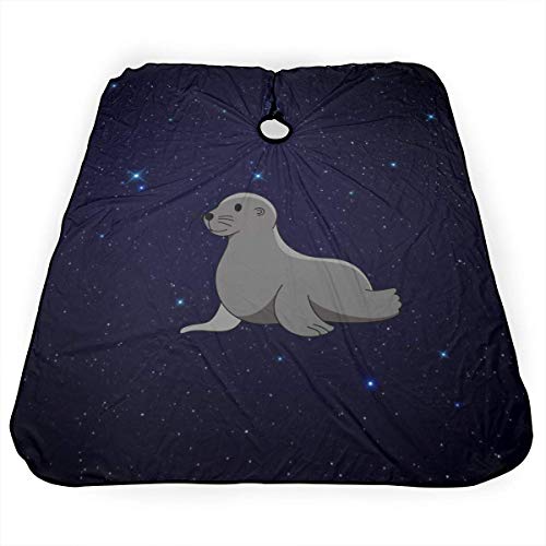 Baby Sea Leon Elephant Seal - Capa unisex para peluquería o peluquería para hombre o mujer, talla 55 66 pulgadas