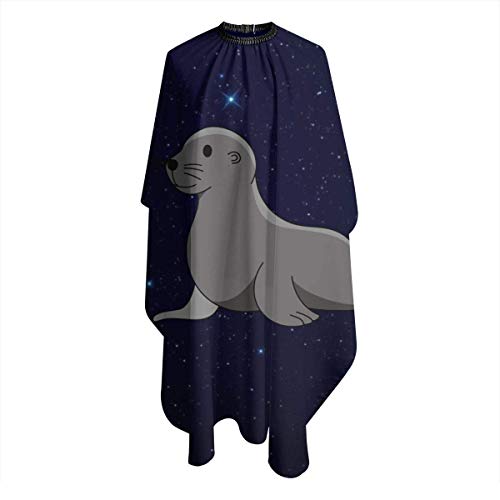 Baby Sea Leon Elephant Seal - Capa unisex para peluquería o peluquería para hombre o mujer, talla 55 66 pulgadas